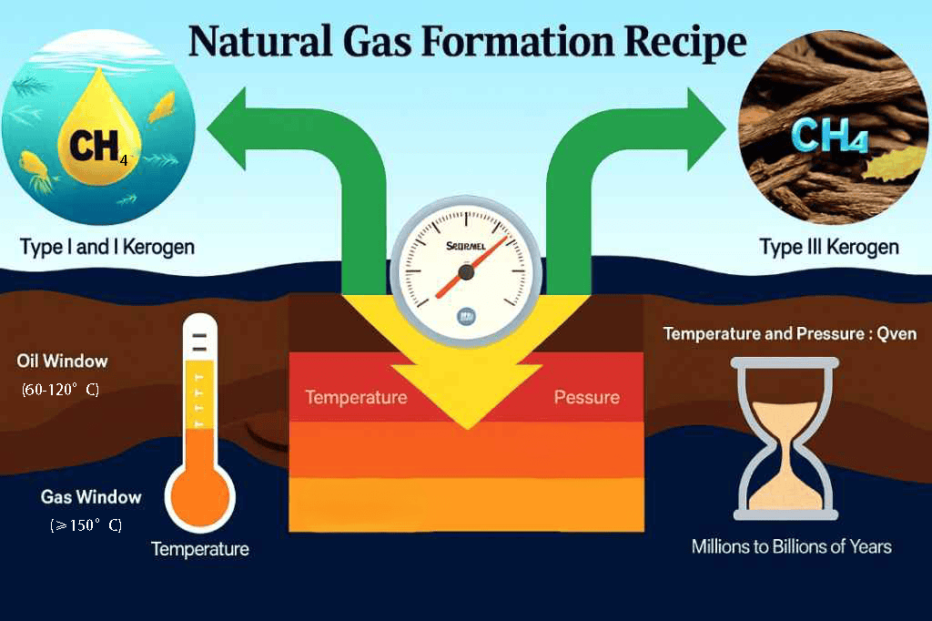 Factors Influencing Natural Gas Formation