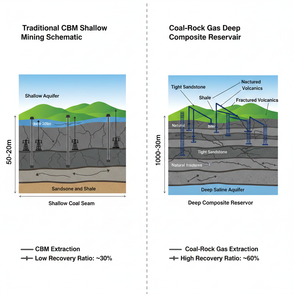 Why Coal-Rock Gas is Becoming the New Global Energy Focus 6 Coal Rock Gas vs. Traditional Coalbed Methane