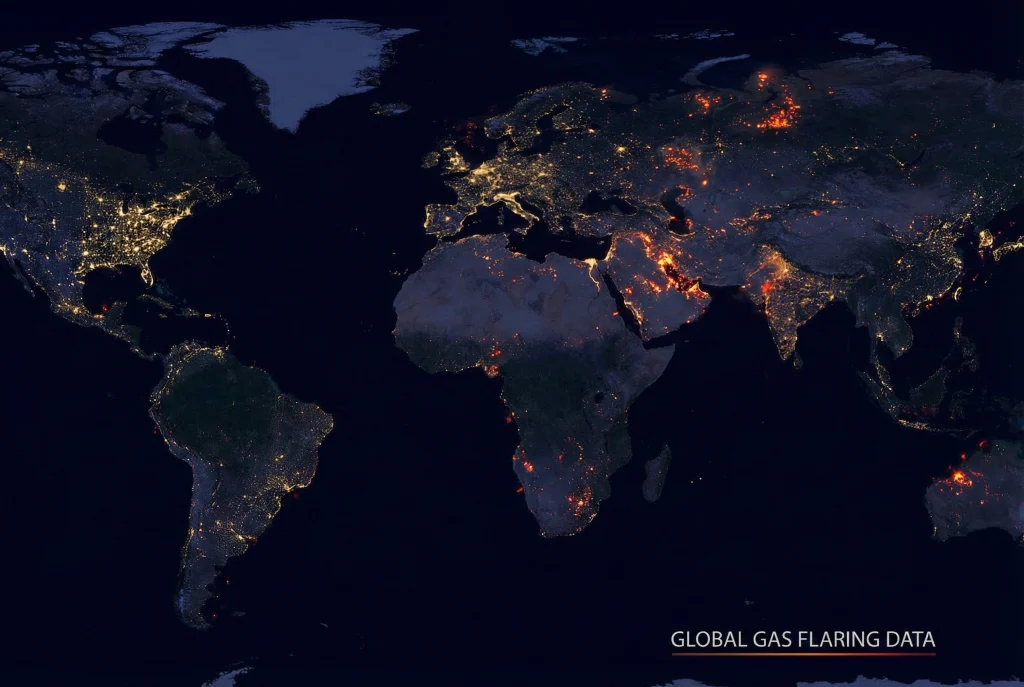 Global Gas Flaring Map