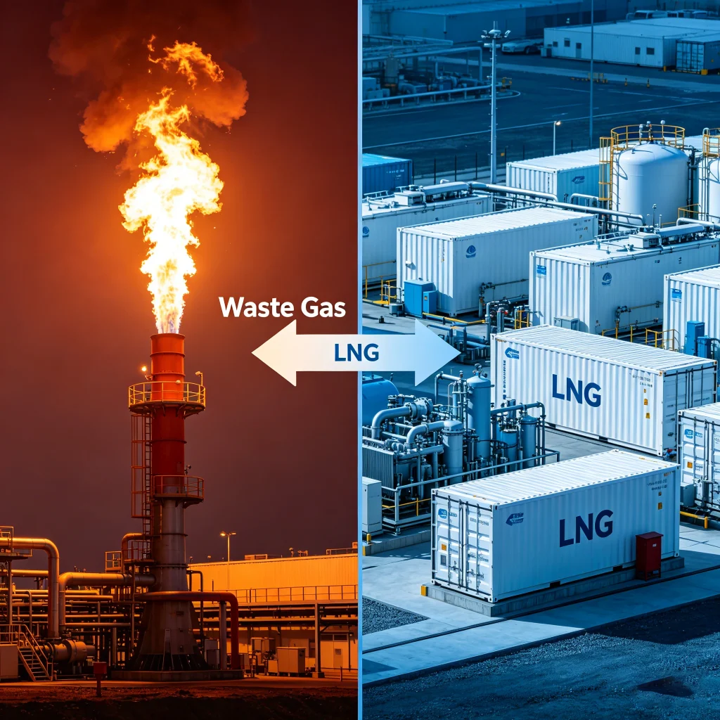 Flare Gas Recovery System Explained: From Waste Gas to Profitable LNG 2 flare gas recovery system converting flare gas to LNG