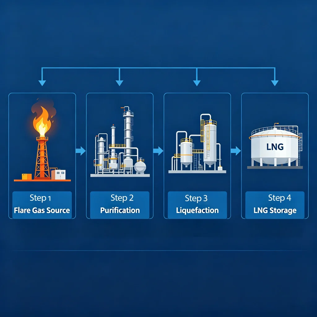Flare Gas Recovery System Explained: From Waste Gas to Profitable LNG 6 flare gas recovery system process flow diagram